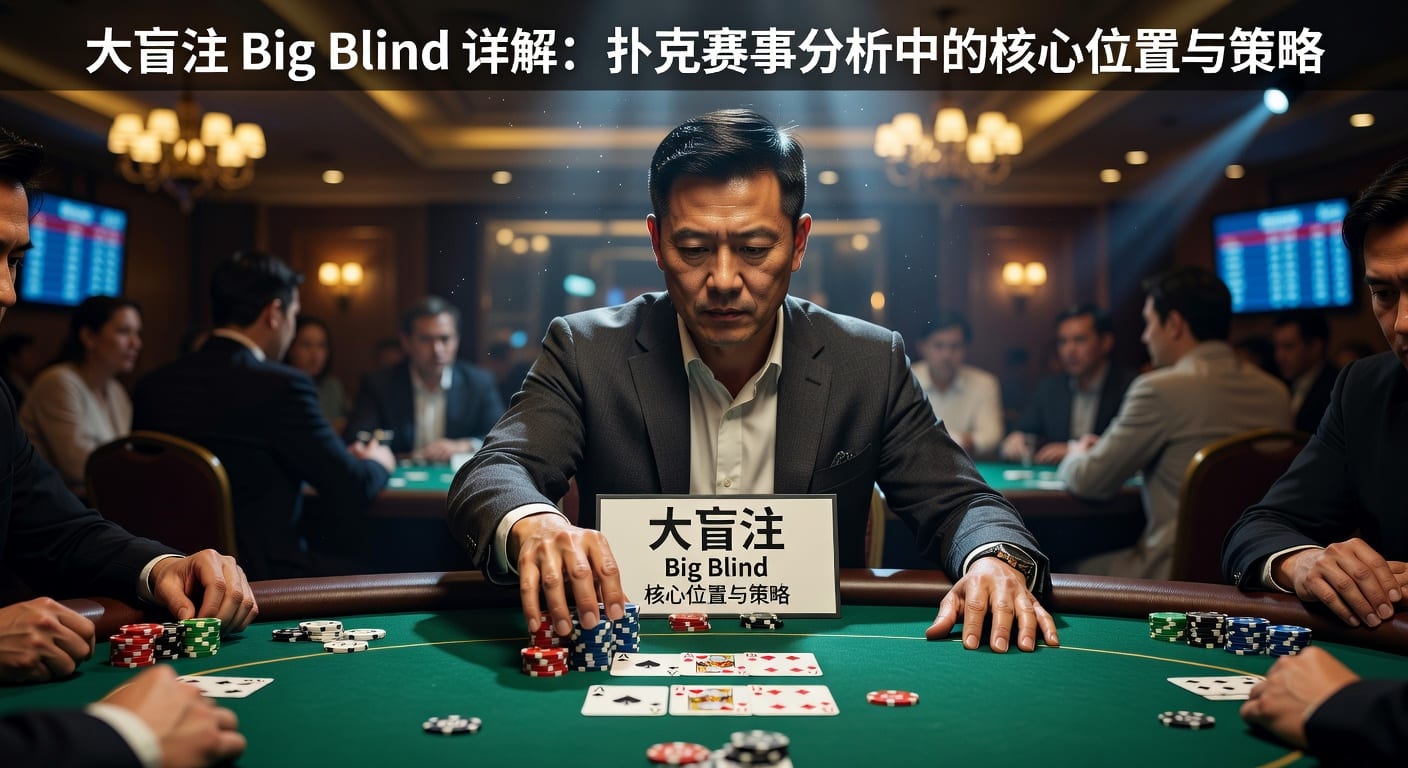 大盲注 big blind：实战规则、位置与筹码思维